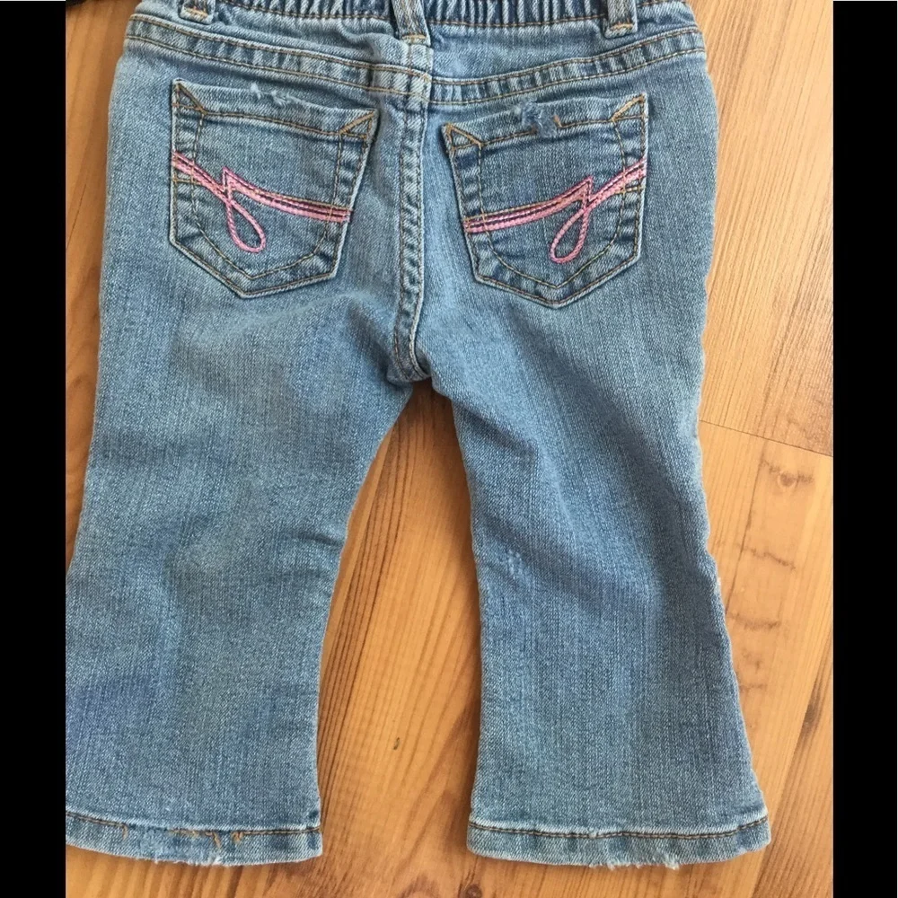 Little girls Jordache distressed jeans 12 months